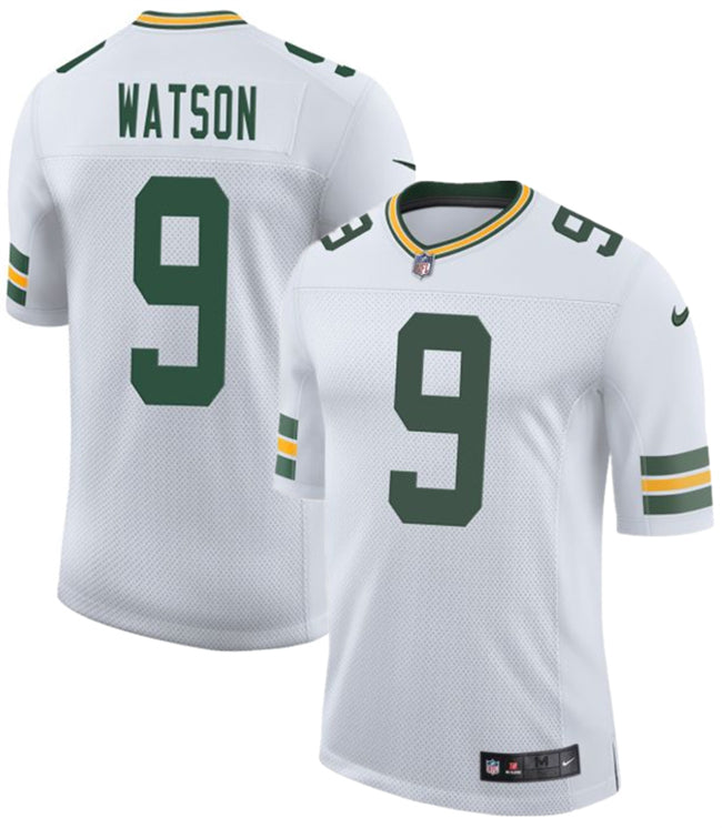 Mens Green Bay Packers #9 Christian Watson White 2025 New Vapor Untouchable Limited Stitched Football Jersey