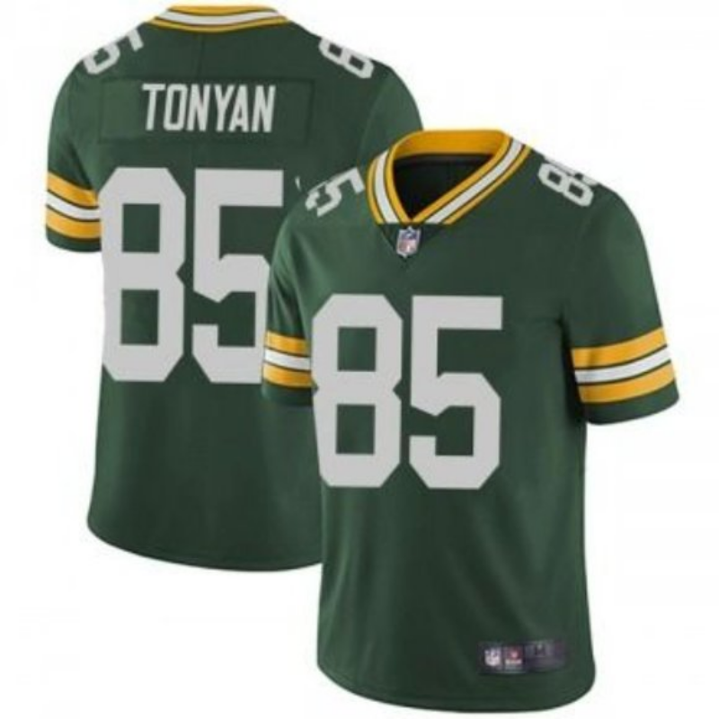 Mens Green Bay Packers #85 Robert Tonyan Green Vapor Untouchable Limited Stitched Jersey