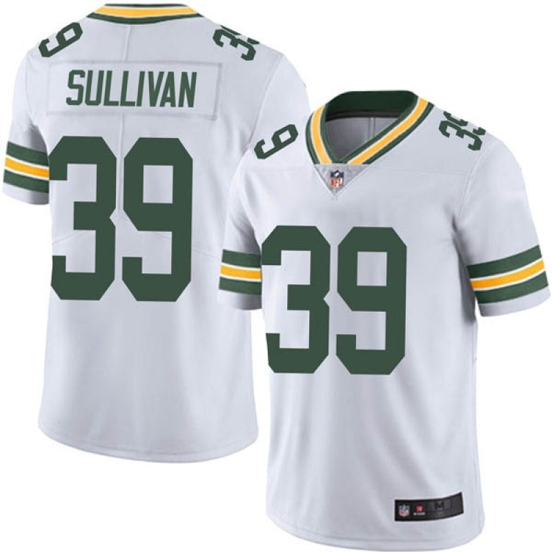 Mens Green Bay Packers #39 Chandon Sullivan White Vapor Untouchable Limited Stitched Jersey