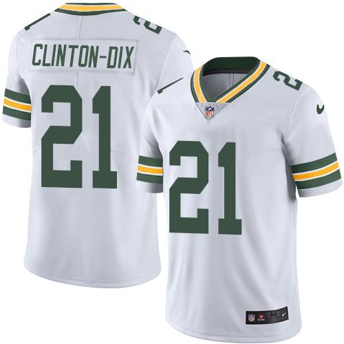 Nike Packers #21 Ha Ha Clinton-Dix White Mens Stitched NFL Limited Rush Jersey
