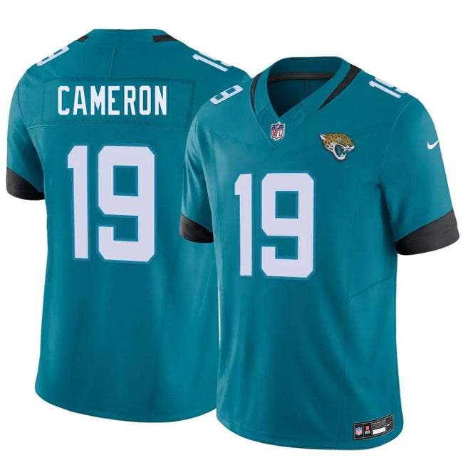 Mens Jacksonville Jaguars #19 Josh Cameron Teal 2026 Draft FUSE Vapor Untouchable Limited Stitched Jersey