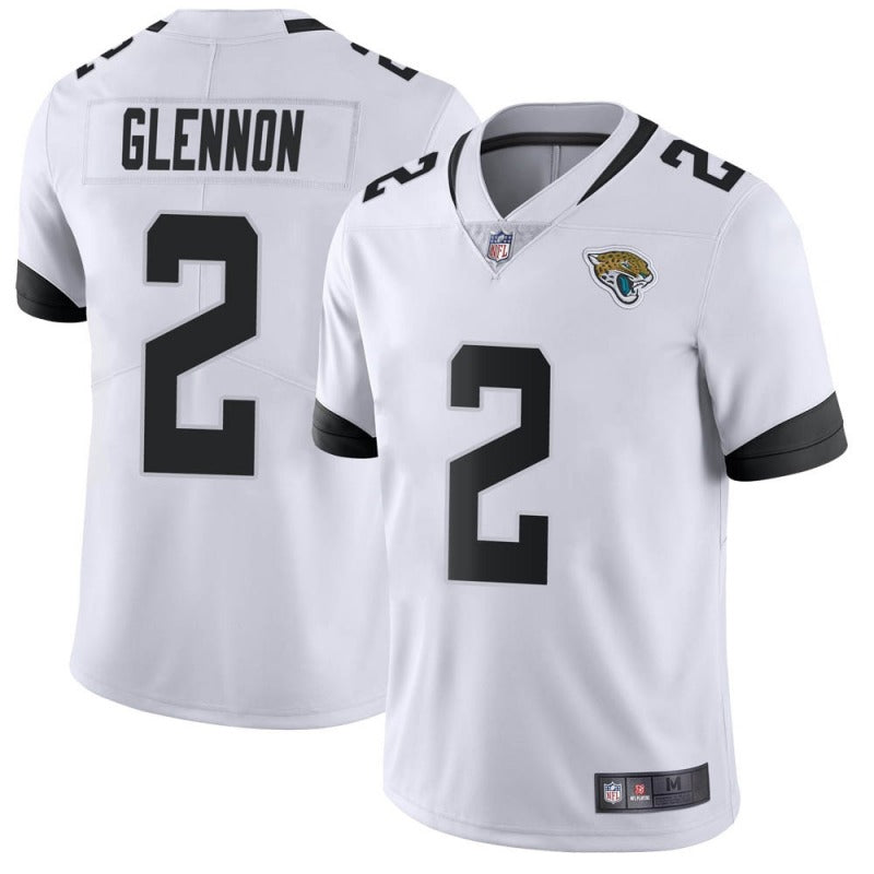 Mens Jacksonville Jaguars #2 Mike Glennon White Vapor Untouchable Limited Stitched Jersey