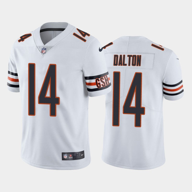 Mens Chicago Bears #14 Andy Dalton White Vapor untouchable Limited Stitched Jersey