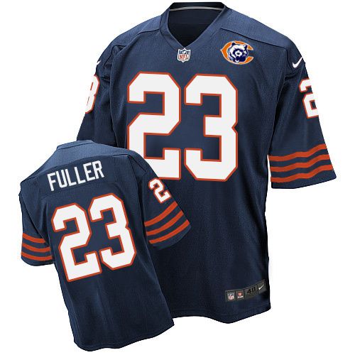 Nike Bears #23 Kyle Fuller Navy Blue Throwback Mens Stitched NFL Elite Jersey