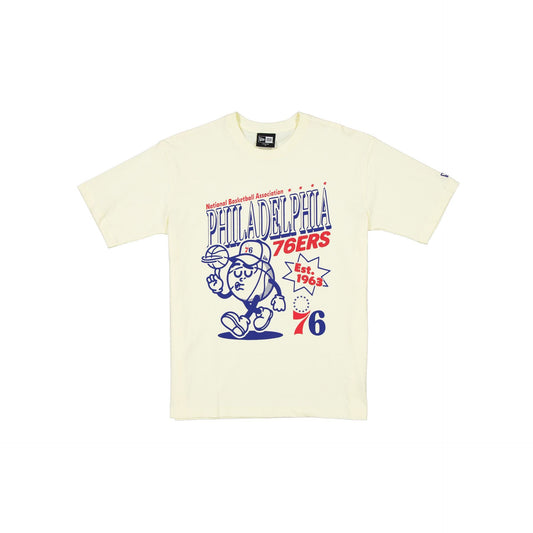 Philadelphia 76ers Sport Classics Chrome White T-Shirt