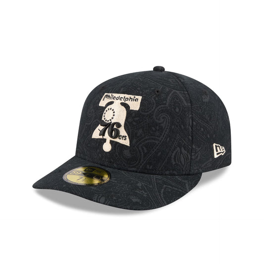 Philadelphia 76ers Three Looms Brushed Cotton 59FIFTY Fitted Hat