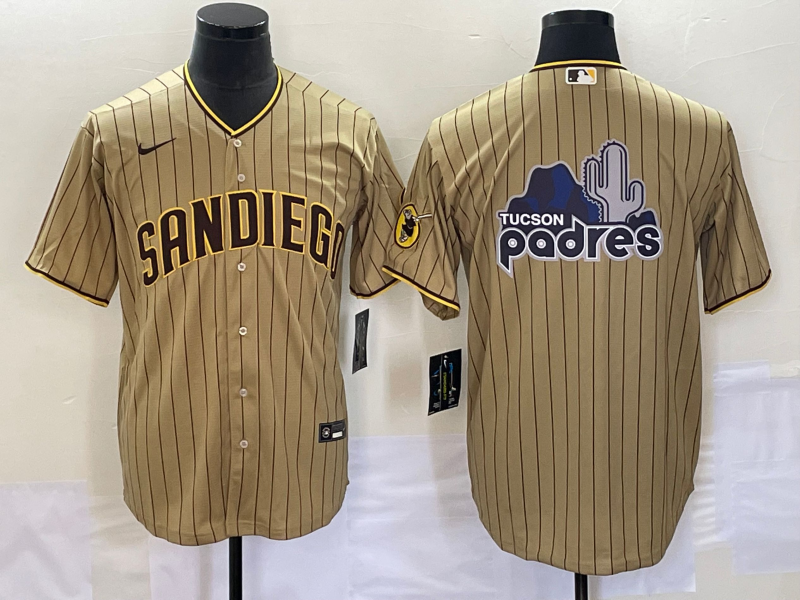 Men's San Diego Padres Tan Alternate Team Jersey