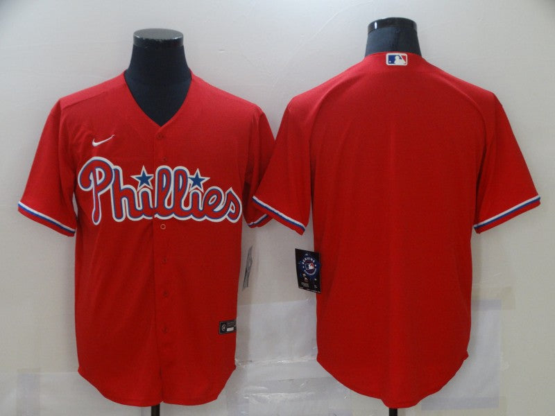 Men's Philadelphia Phillies Red Blank Jersey