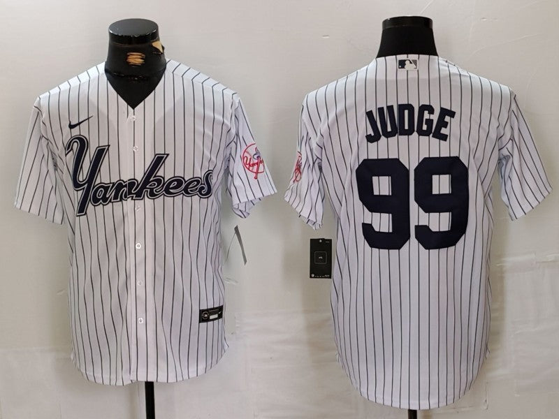 Men's New York Yankees Aaron Judge White Jersey