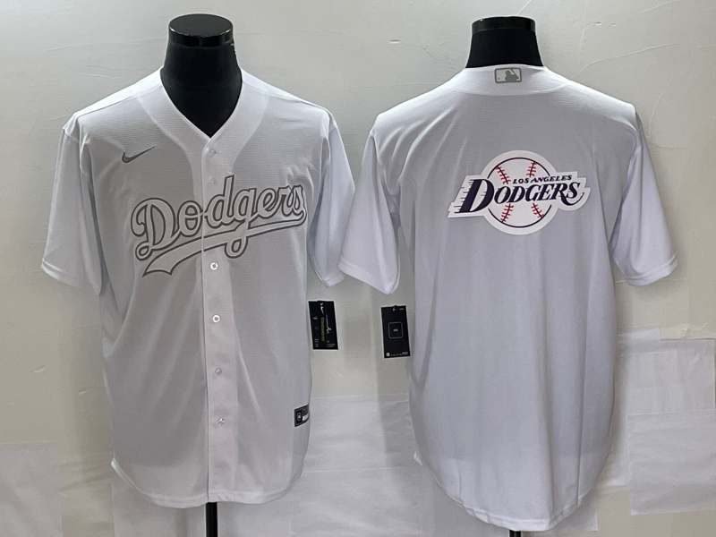 Men's Los Angeles Dodgers White Team Jersey