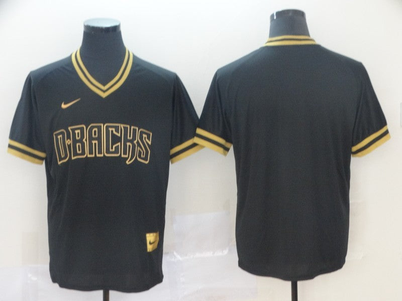 Men's Arizona Diamondbacks Black Alternate Blank Jersey
