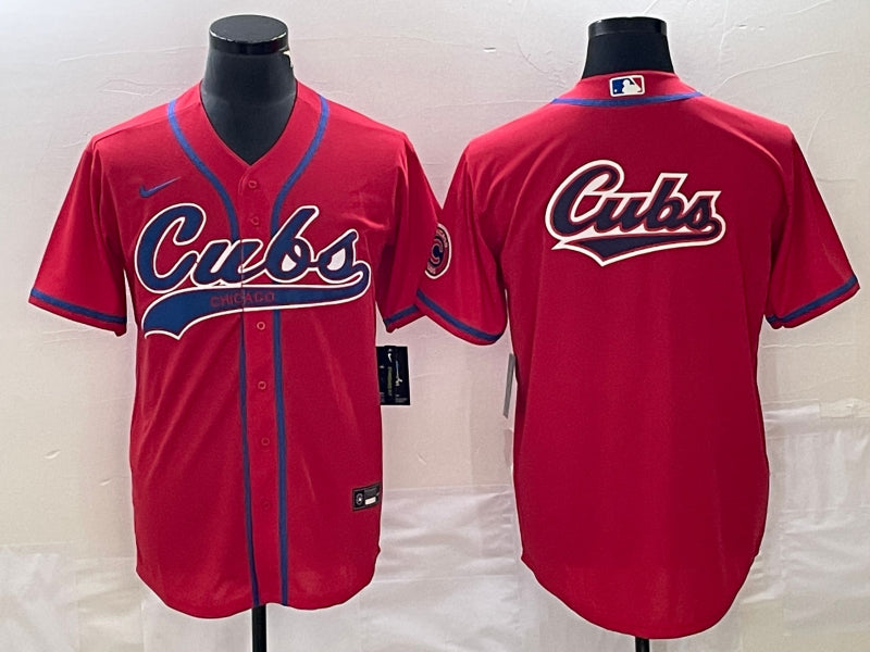 Men's Chicago Cubs Red Jersey