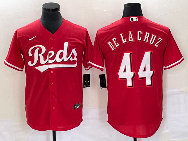Men's Cincinnati Reds Elly De La Cruz #44 Red Alternate Jersey