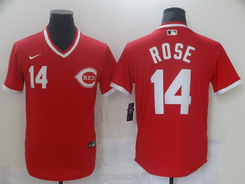 Men's Cincinnati Reds Pete Rose #14 Red Jersey