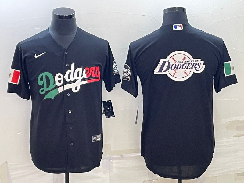 Men's Los Angeles Dodgers Black Alternate Name Jersey