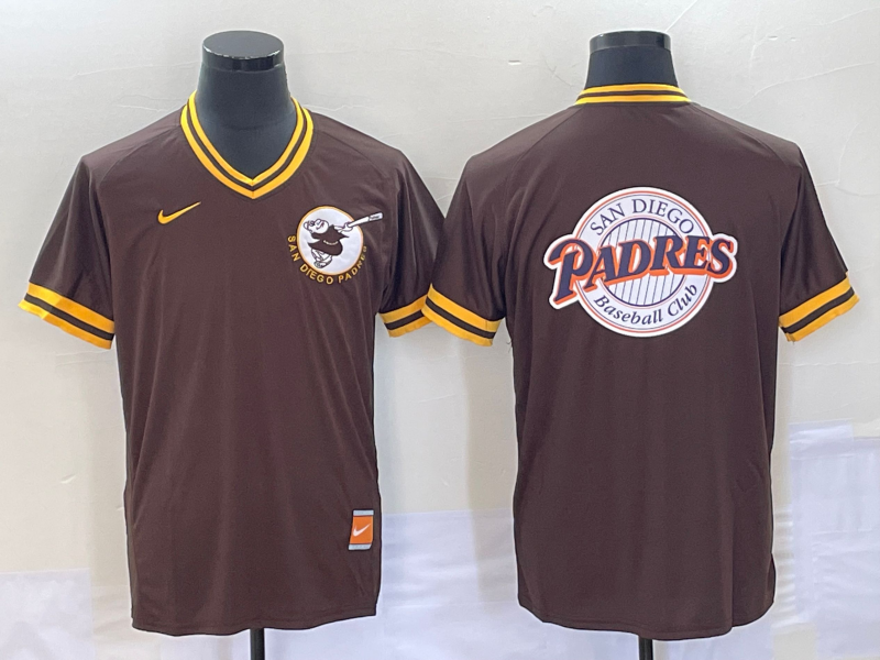 Men's San Diego Padres Brown Cooperstown Collection Jersey