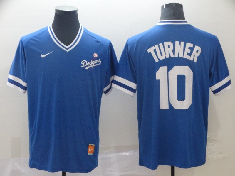Men's Los Angeles Dodgers Justin Turner #10 Blue Jersey