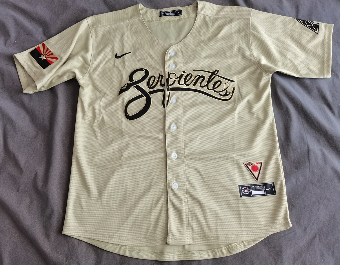 Men's Arizona Diamondbacks Merrill Kelly #29 Beige Baseball Jersey