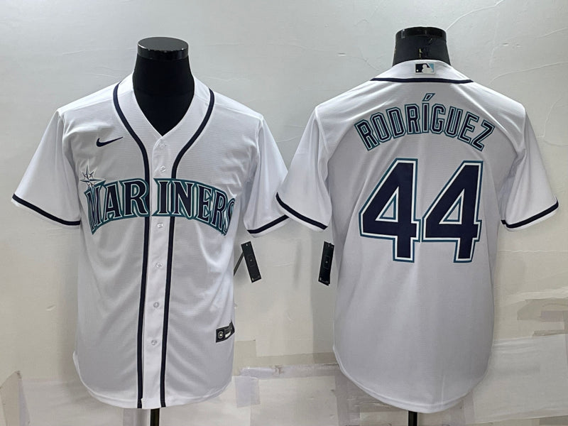 Men's Seattle Mariners Julio Rodriguez #44 White Baseball Jersey