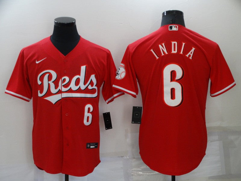 Men's Cincinnati Reds Jonathan India #6 Red Baseball Jersey