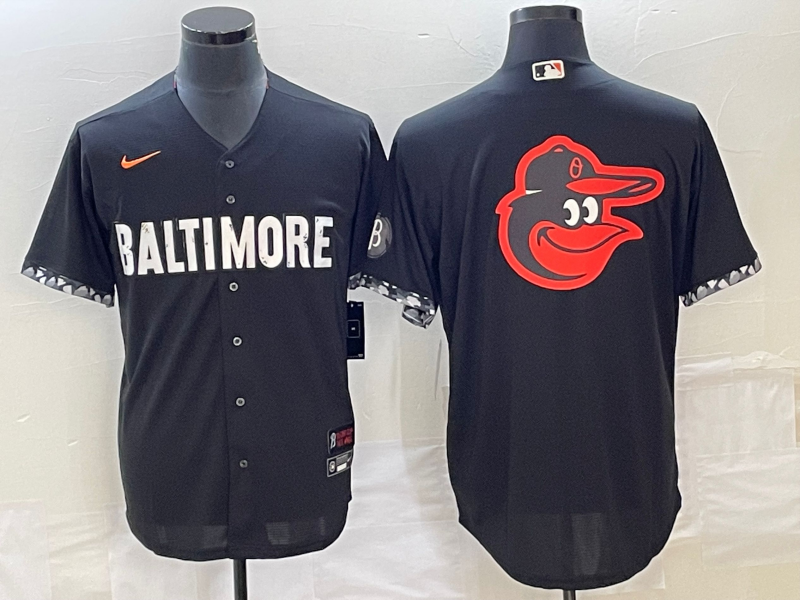 Men's Baltimore Orioles Black 2023 City Connect Jersey