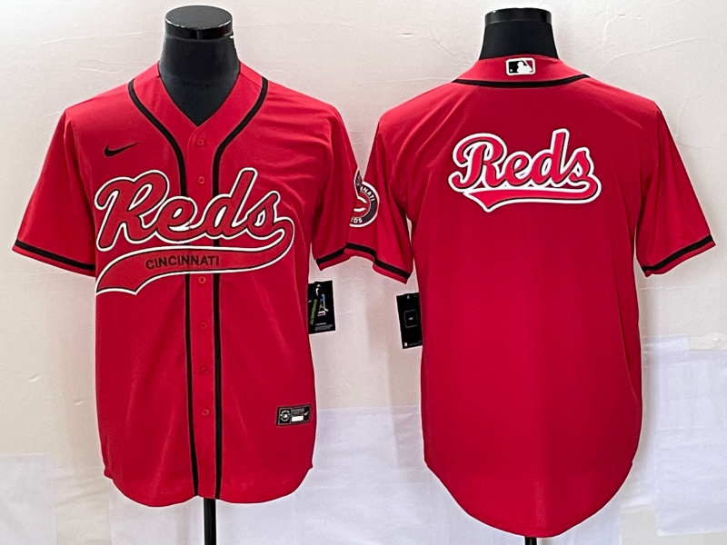 Men's Cincinnati Reds Red Team Jersey Joint Edition