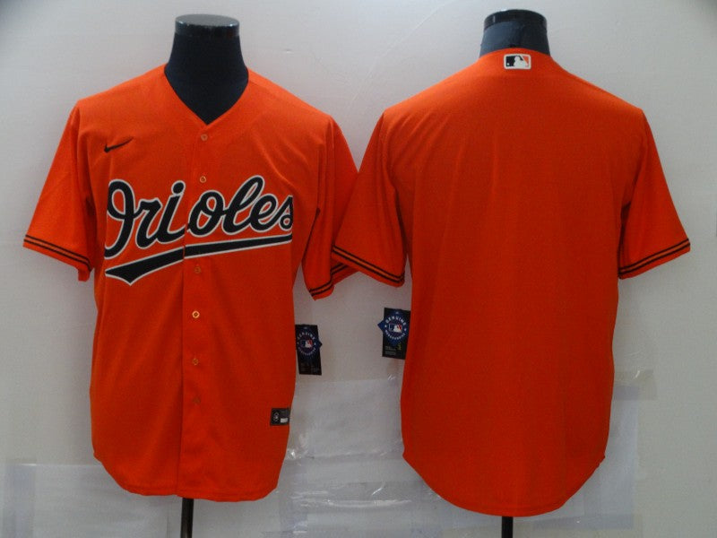 Men's Baltimore Orioles Orange Alternate Blank Jersey