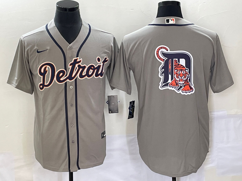 Men's Detroit Tigers Gray Team Jersey