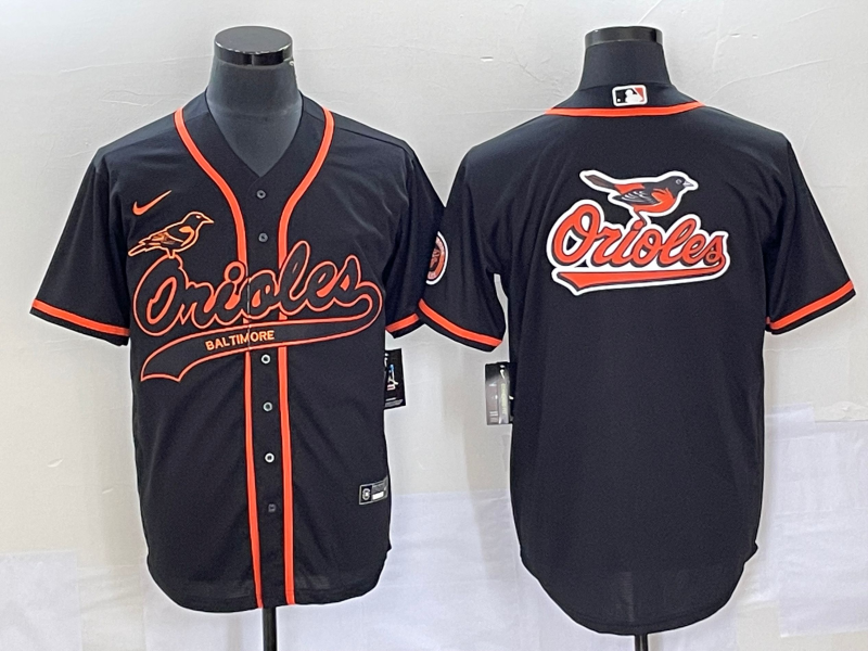 Men's Baltimore Orioles Black Team Jersey Joint Edition