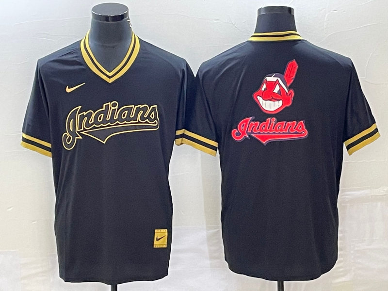 Men's Cleveland Guardians Black Team Jersey