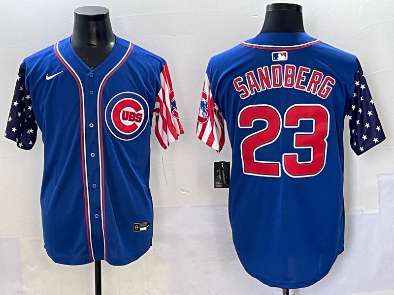 Men's Chicago Cubs Ryne Sandberg #23 Royal Alternate Limited Jersey
