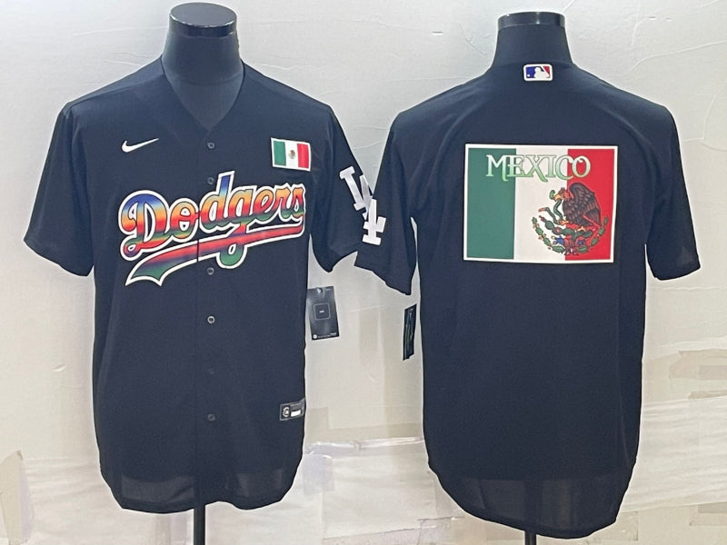 Men's Los Angeles Dodgers Black Alternate Team Jersey