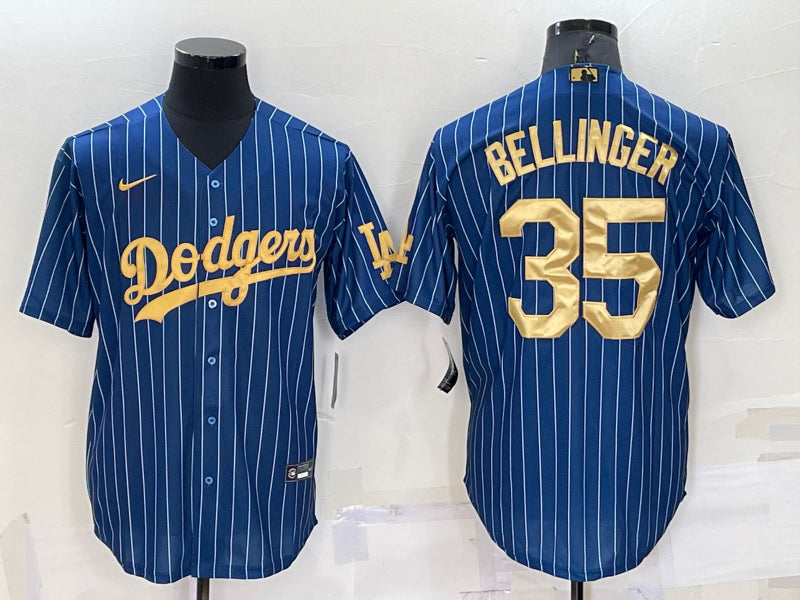 Men's Los Angeles Dodgers Cody Bellinger #35 Blue Jersey