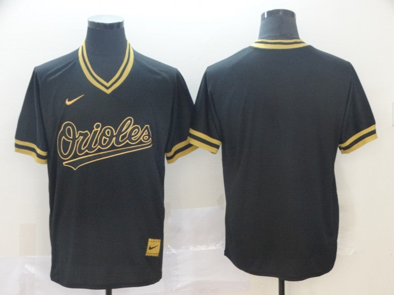 Men's Baltimore Orioles Black Blank Jersey
