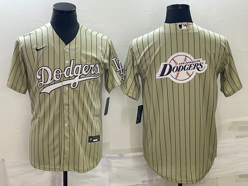 Men's Los Angeles Dodgers khaki Jersey